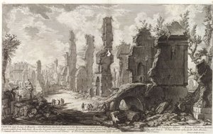 Le Antichità romane, Band III, [zweites Frontispiz] von Giovanni Battista Piranesi